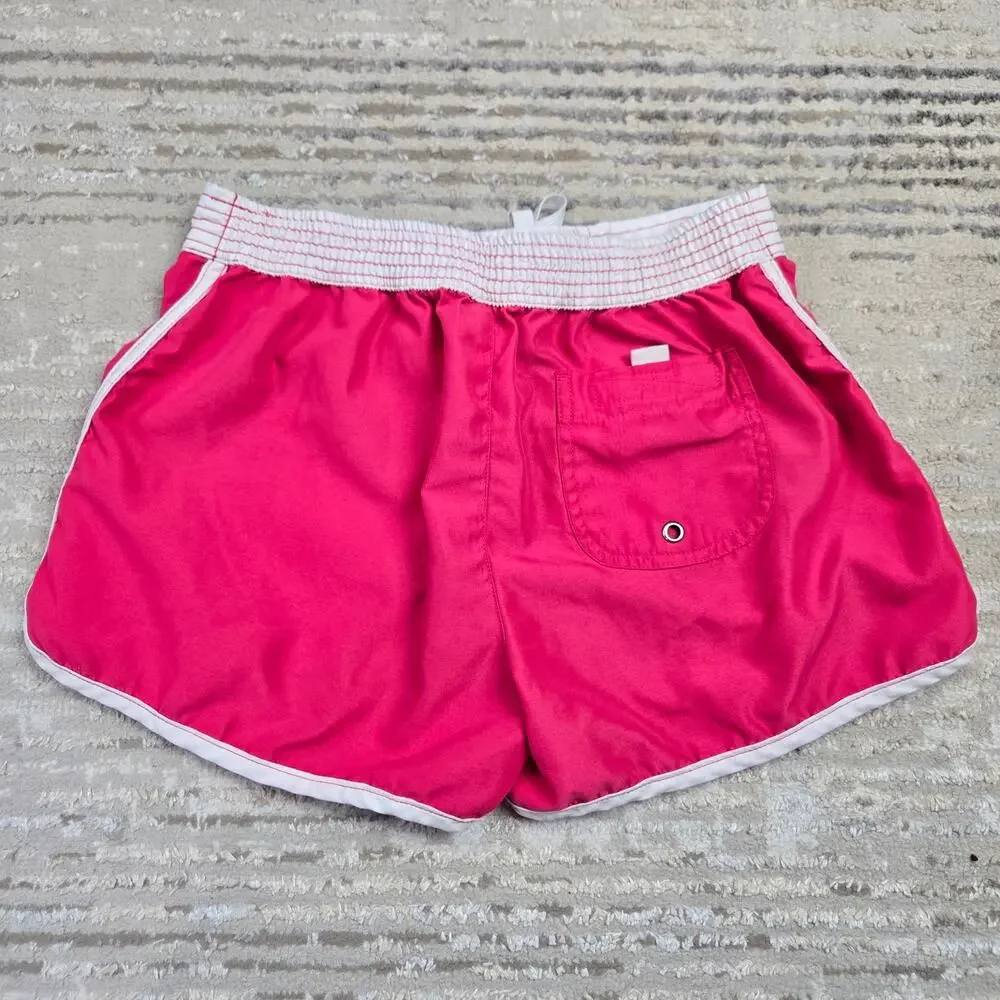 Patagonia Girls Board Shorts Baggies Pink White Medium 8‎